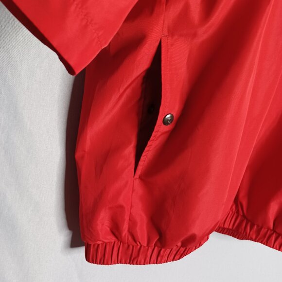 DryJoy by FootJoy Golf Jacket Mens Large Red Pullover Water Resist Regatta Bay - Picture 6 of 12